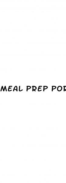 meal prep portions for weight loss