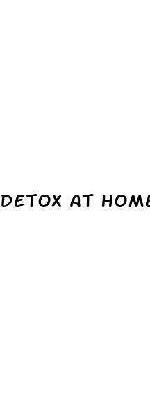 detox at home weight loss