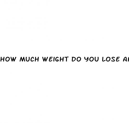 how much weight do you lose after weight loss surgery