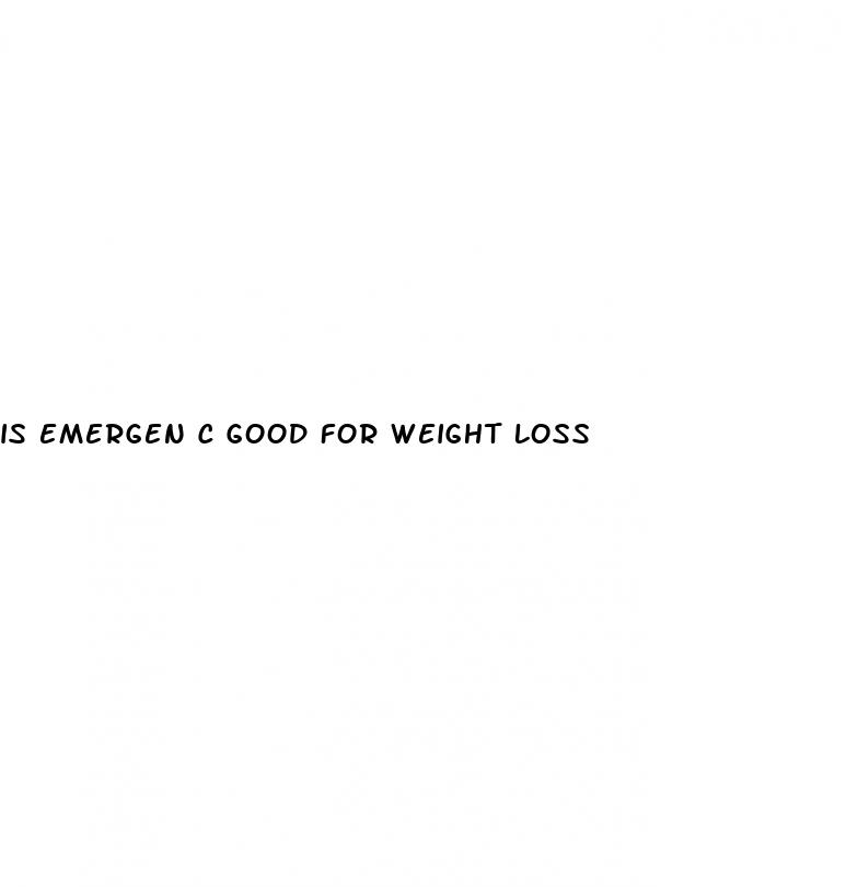 is emergen c good for weight loss