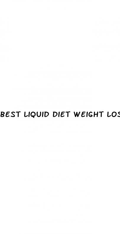 best liquid diet weight loss