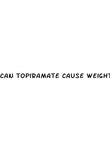 can topiramate cause weight loss