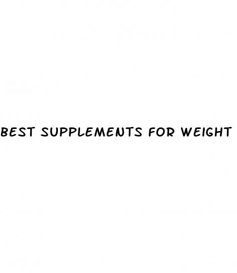 best supplements for weight loss men