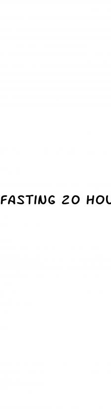 fasting 20 hours a day weight loss results