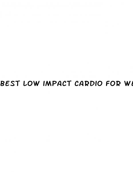 best low impact cardio for weight loss