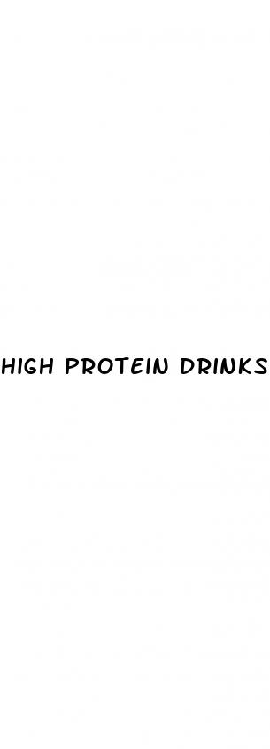 high protein drinks for weight loss