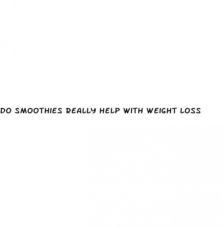 do smoothies really help with weight loss