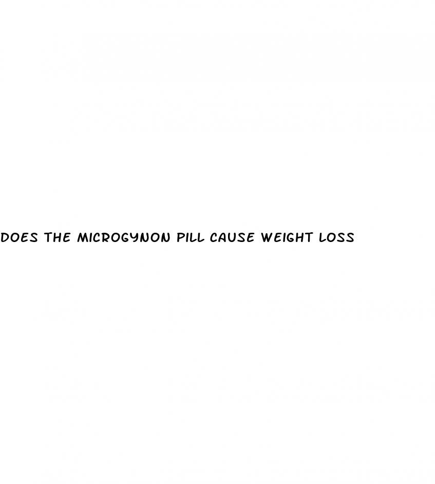 does the microgynon pill cause weight loss