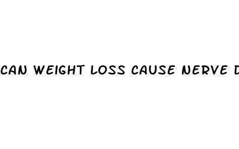 can weight loss cause nerve damage
