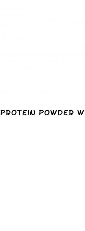 protein powder with milk or water for weight loss