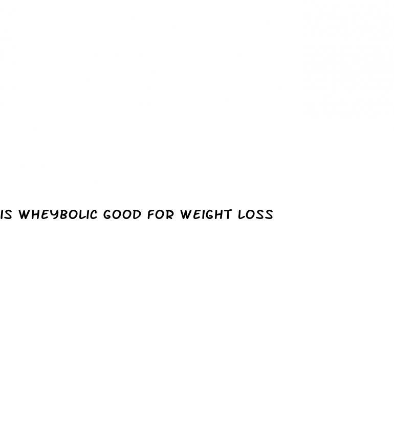 is wheybolic good for weight loss
