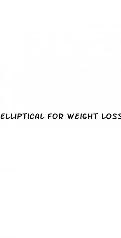 elliptical for weight loss