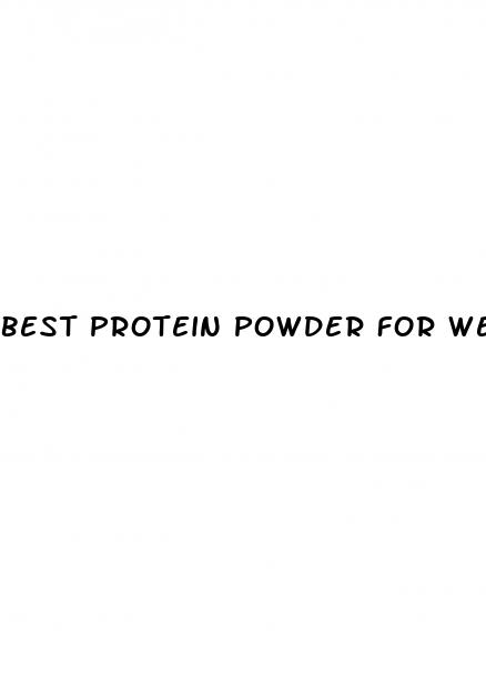 best protein powder for weight loss female