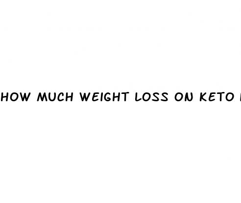 how much weight loss on keto in 3 months