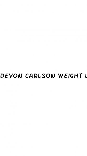 devon carlson weight loss