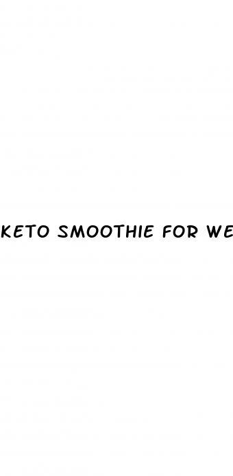 keto smoothie for weight loss