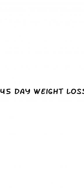 45 day weight loss