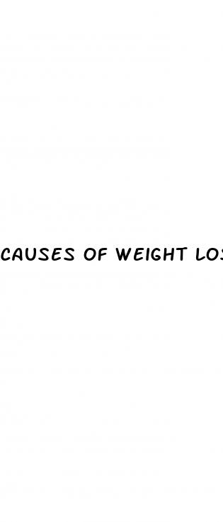 causes of weight loss in females