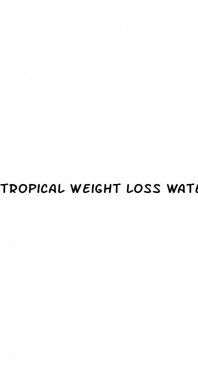 tropical weight loss water