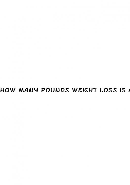 how many pounds weight loss is a dress size