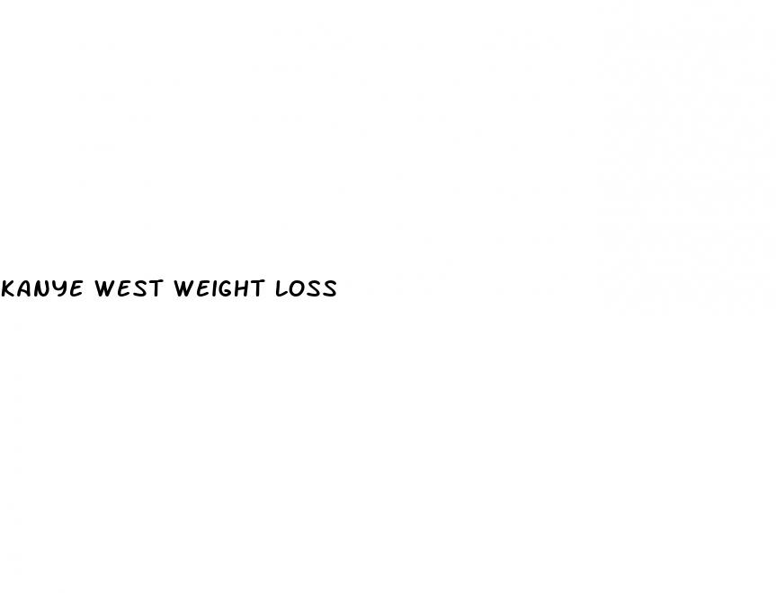 kanye west weight loss