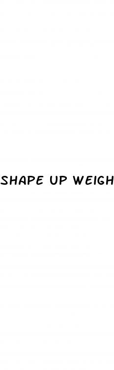 shape up weight loss center