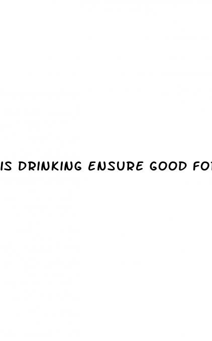 is drinking ensure good for weight loss