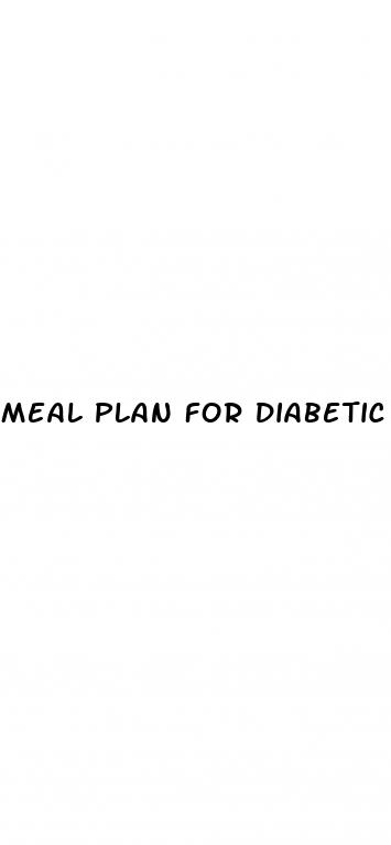 meal plan for diabetic weight loss