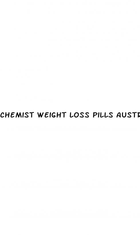 chemist weight loss pills australia
