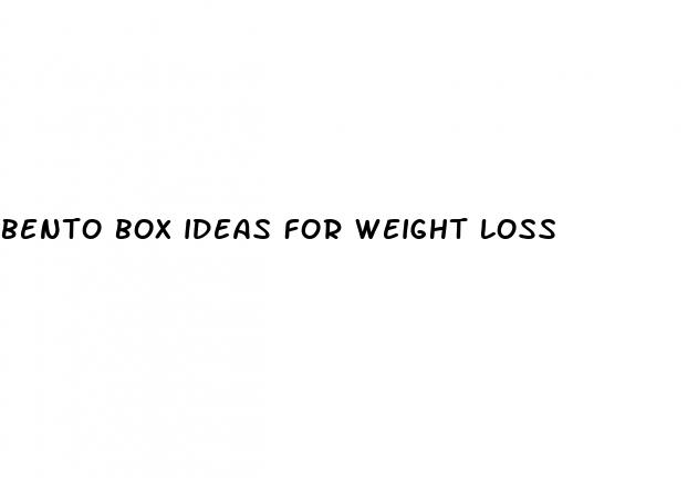 bento box ideas for weight loss