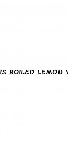is boiled lemon water good for weight loss