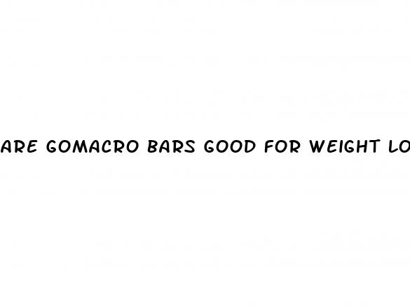 are gomacro bars good for weight loss