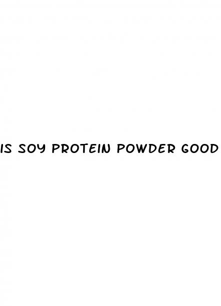 is soy protein powder good for weight loss