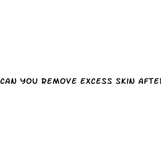 can you remove excess skin after weight loss