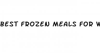 best frozen meals for weight loss