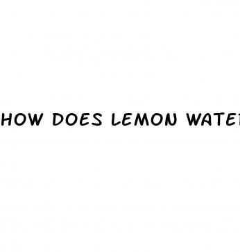 how does lemon water help in weight loss