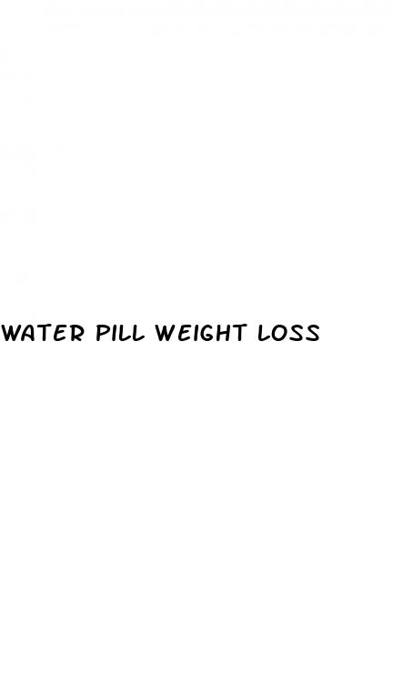 water pill weight loss