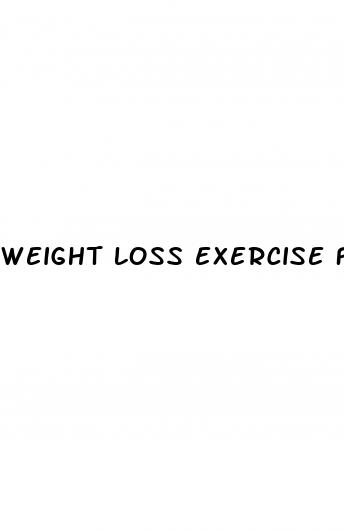 weight loss exercise from home