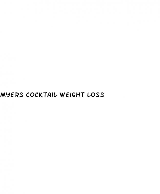 myers cocktail weight loss