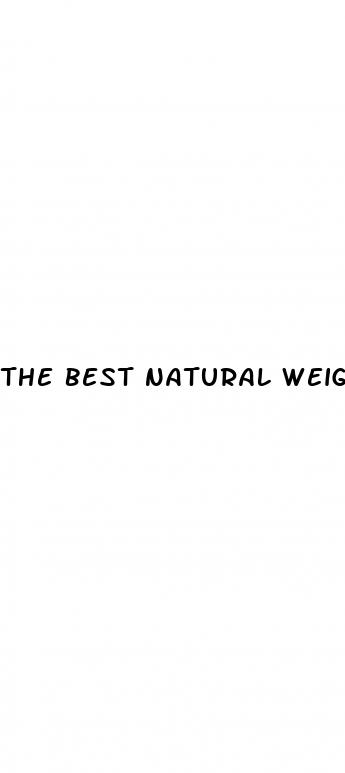 the best natural weight loss pill
