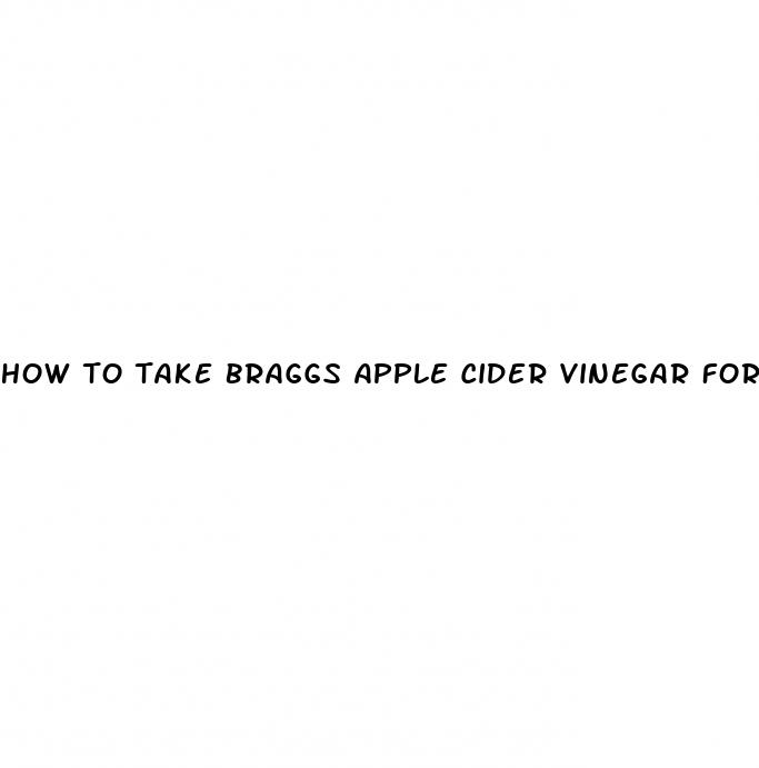 how to take braggs apple cider vinegar for weight loss