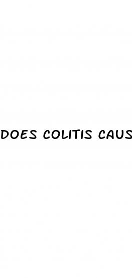 does colitis cause weight loss