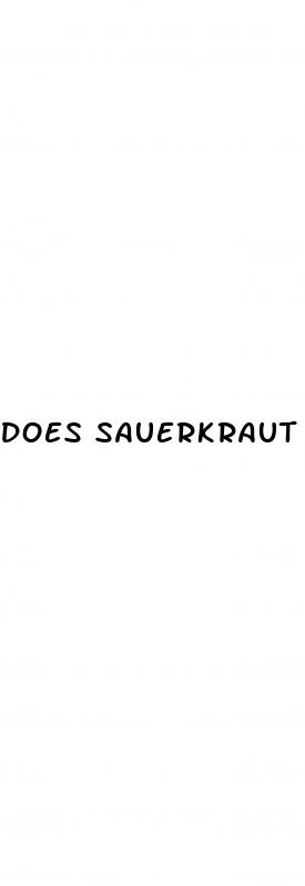 does sauerkraut help with weight loss