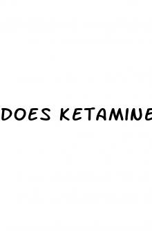 does ketamine work for weight loss