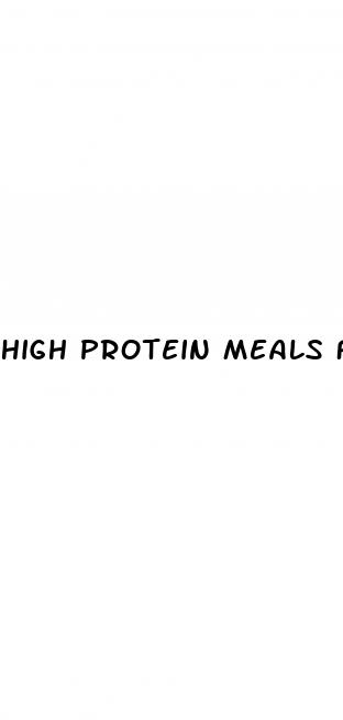 high protein meals for weight loss