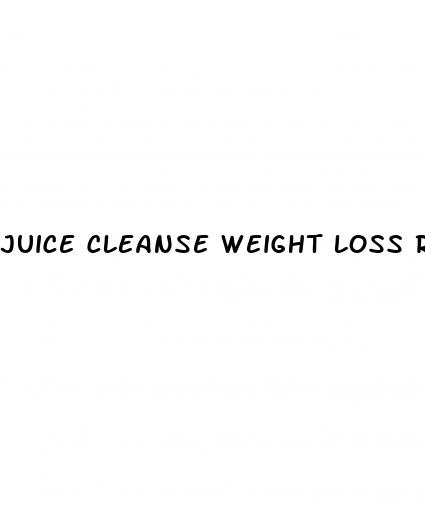 juice cleanse weight loss recipes