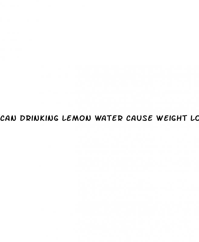 can drinking lemon water cause weight loss