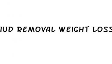 iud removal weight loss