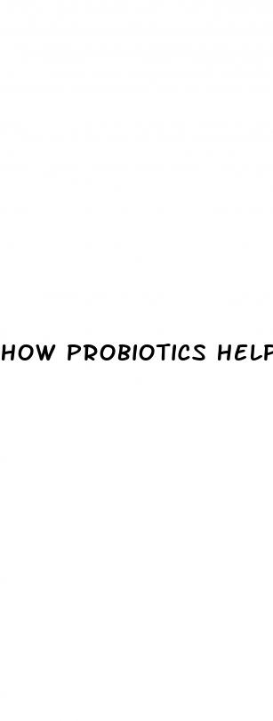 how probiotics help weight loss