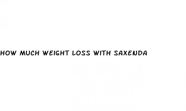 how much weight loss with saxenda